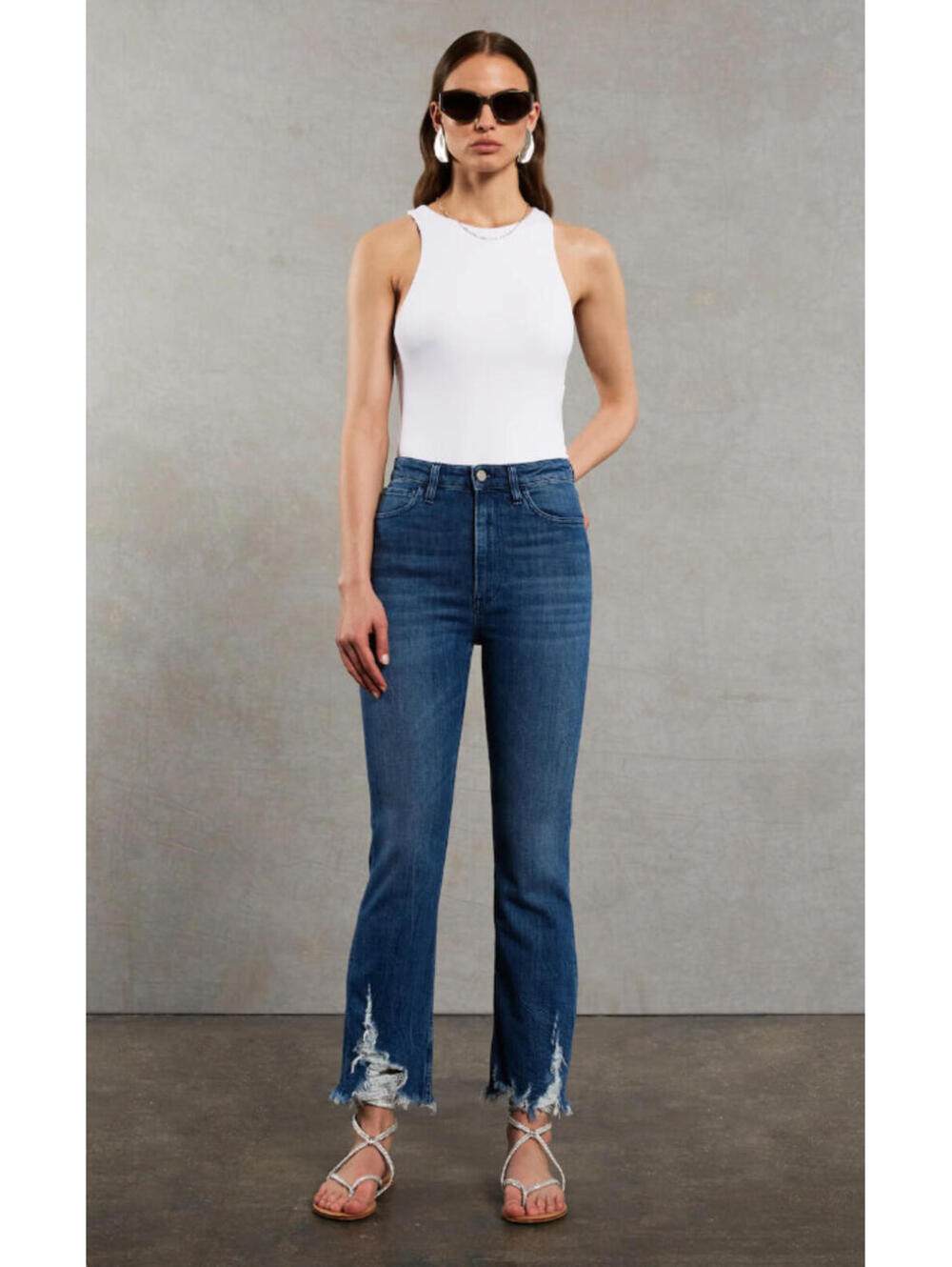 3X1 Empire Crop Flare High Rise Jeans, Size 27, $265 NWT #2456